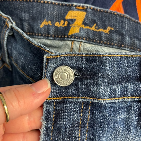 7 For All Mankind low rise bootcut/flare jeans - Picture 7 of 10